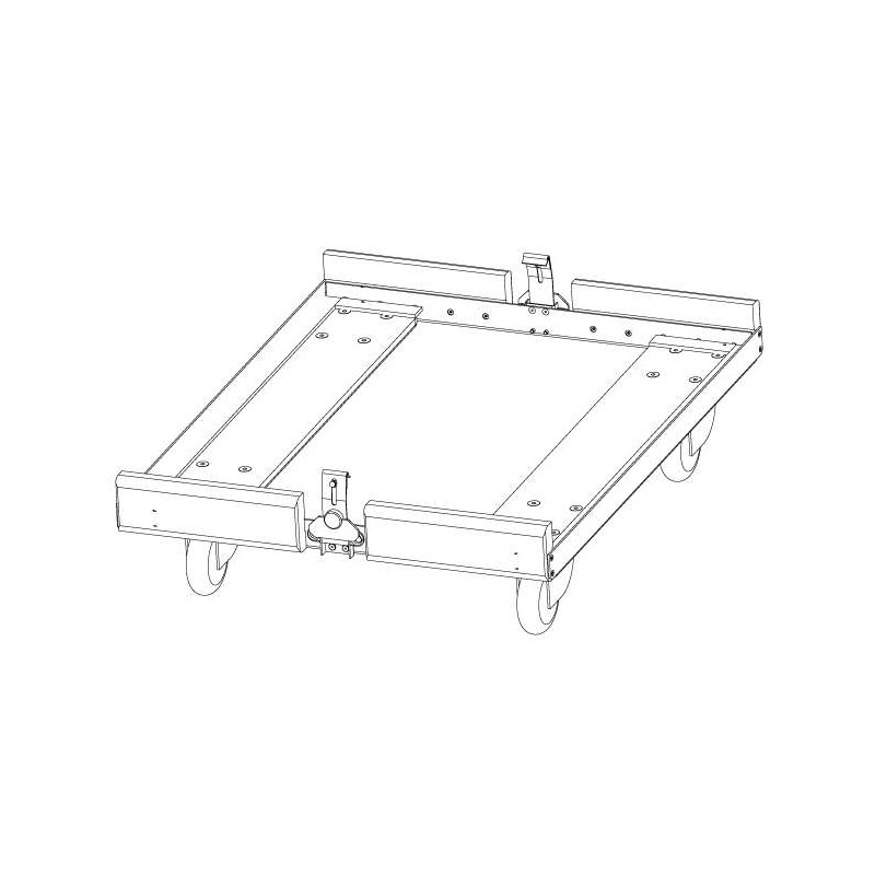 KV2 Audio Cart 0007 Aluminiowy wózek do kolumn basowych VHD2.15 2.16 oraz 4.18